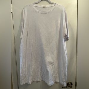 Z Supply White T-Shirt Dress